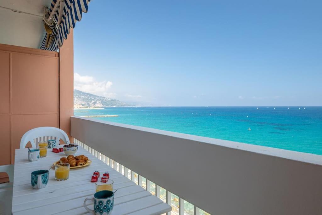 Le Panorama -Vue Exceptionnelle - Dernier Etage - Front De Mer Mentona Zewnętrze zdjęcie