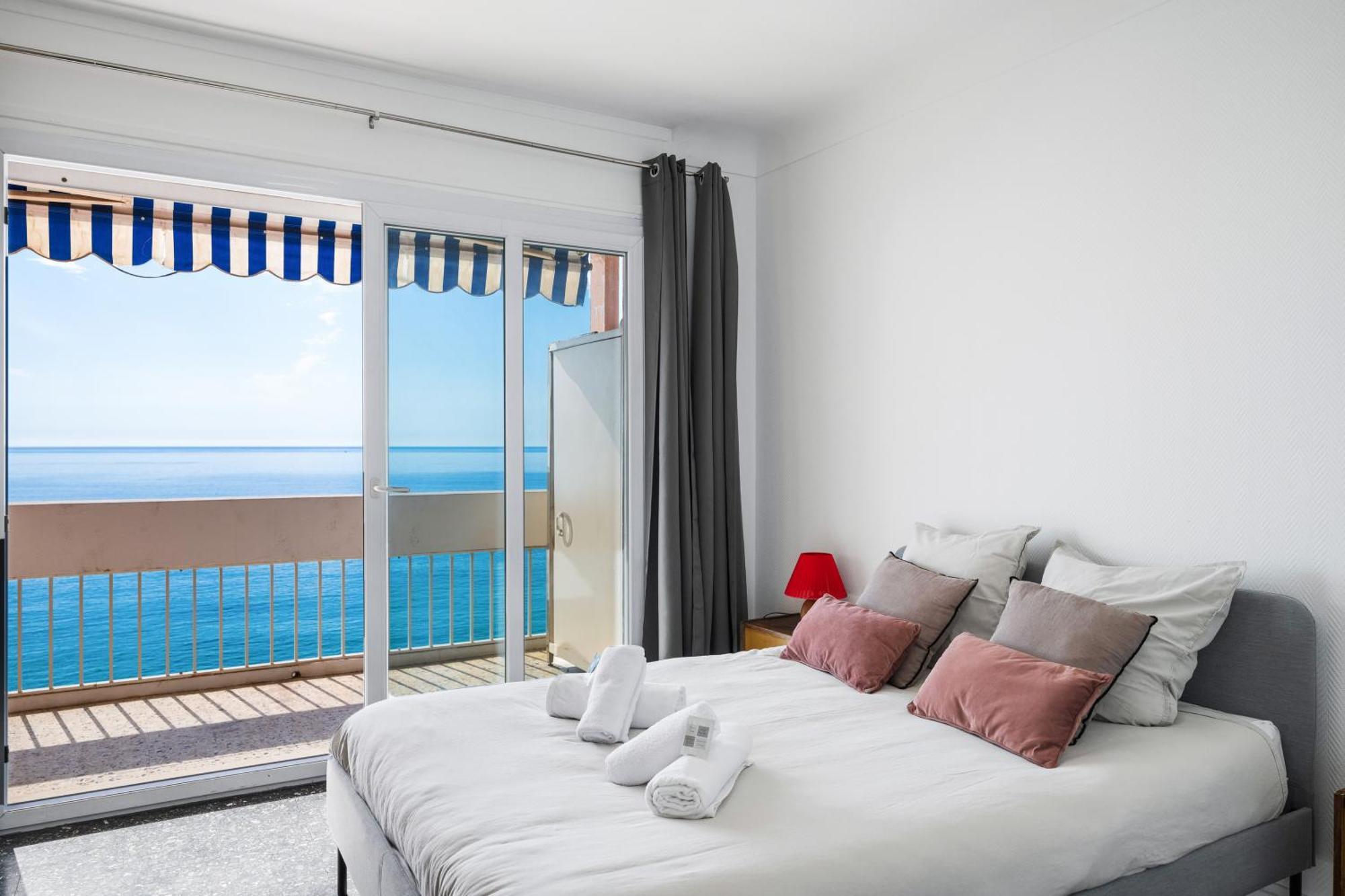 Le Panorama -Vue Exceptionnelle - Dernier Etage - Front De Mer Mentona Zewnętrze zdjęcie